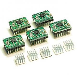 Reprap 3D Printer Stepper Motor Driver A4988 with Heatsink